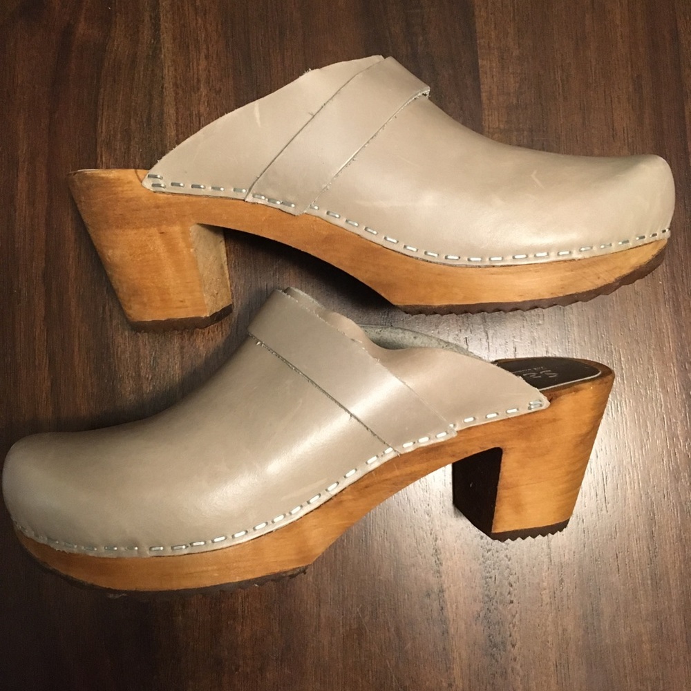 Sanita Wooden Danish Mules / Clogs